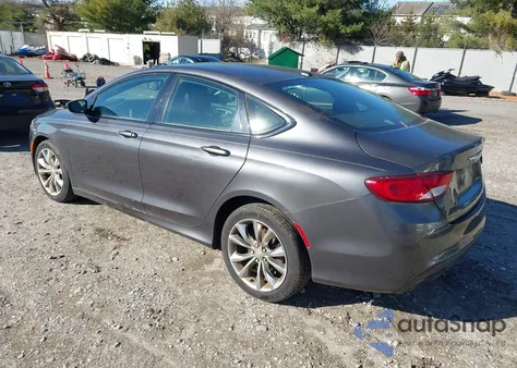 2015 Chrysler 200 S z USA, uszkodzony, nr VIN 1C3CCCBB7FN505716